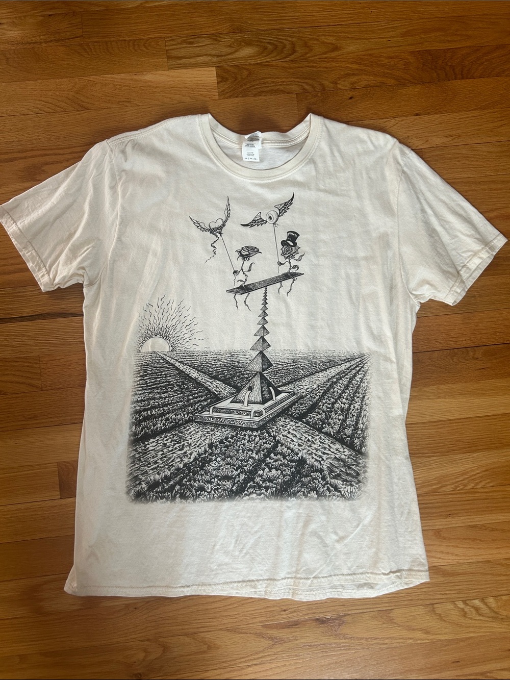 Cool? Mens white T-shirt with black artwork